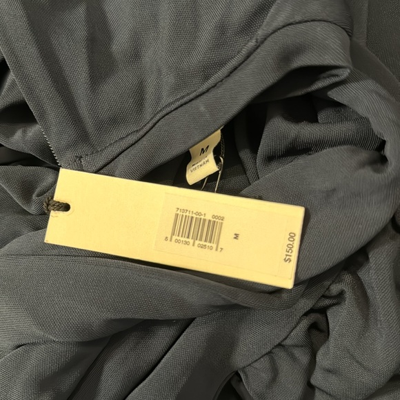 NWT! BANANA REPUBLIC WOMENS NAVY JERSEY KNIT TWIST-FRONT MAXI DRESS⭐️ - Picture 7 of 7